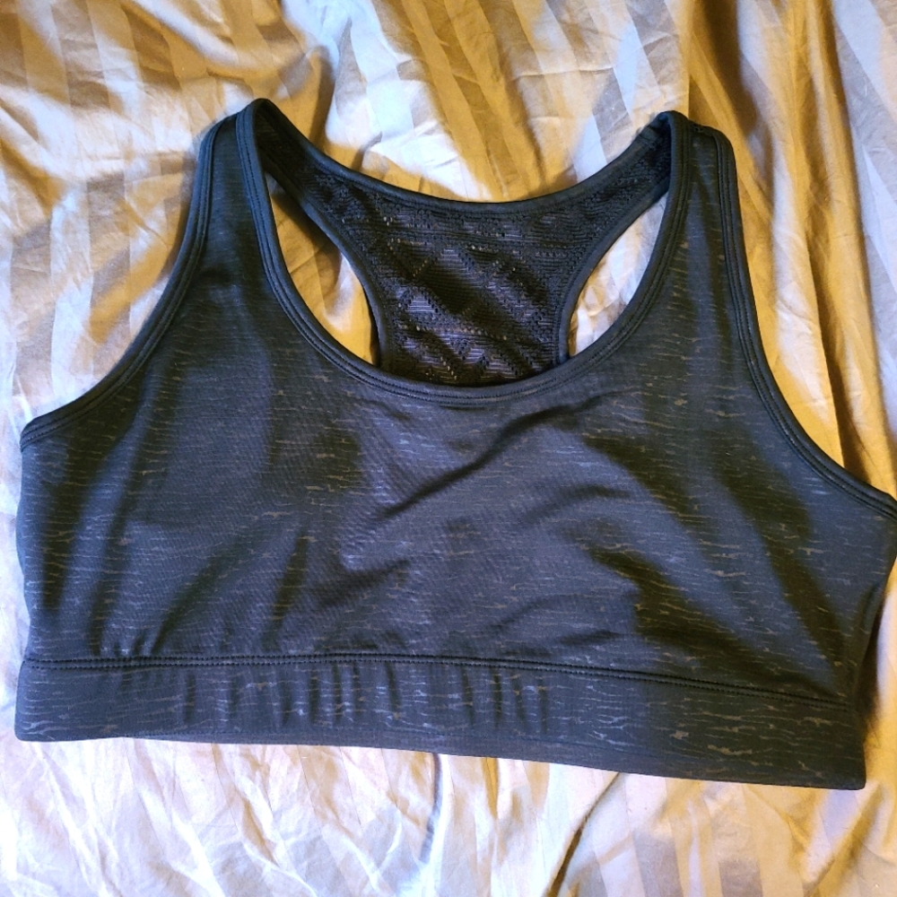 ZYIA Xl black bomber bra